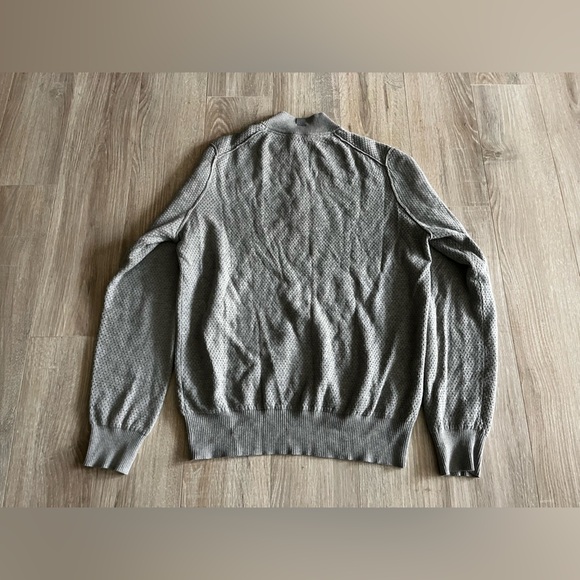 Tommy John Men’s Sweater Lounge Quarter-Zip Light Grey - Size Large - Picture 8 of 8